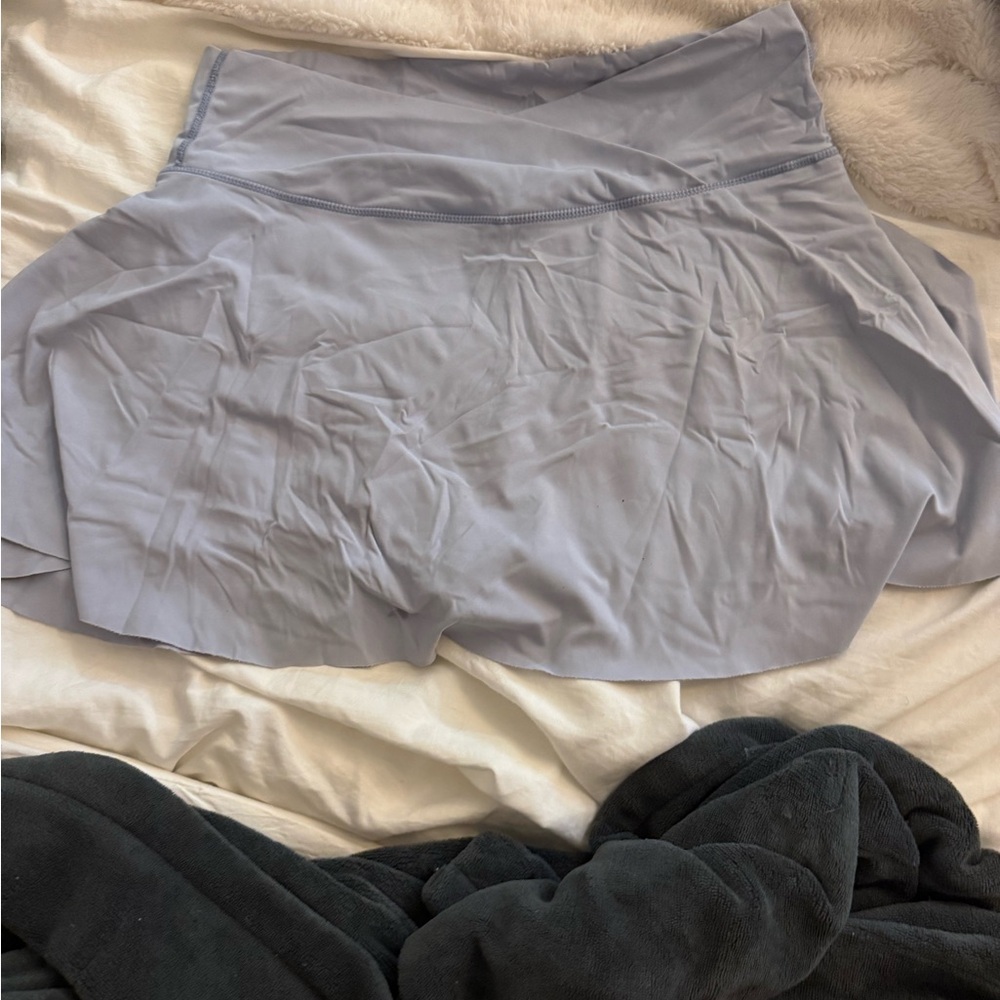 Chic Women's Sky Blue Mini Skirt